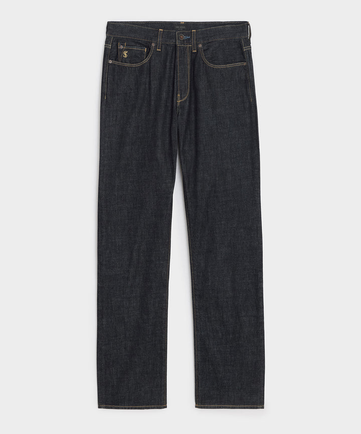 Straight Fit Summerweight Jean in Rinsed Indigo