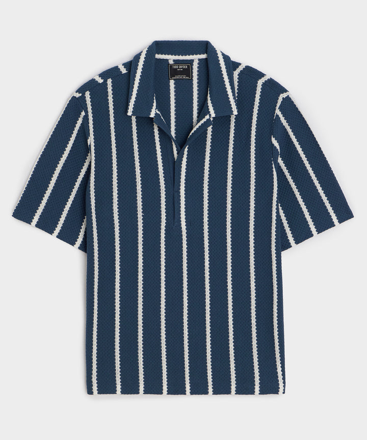 Relaxed Textured Montauk Polo
