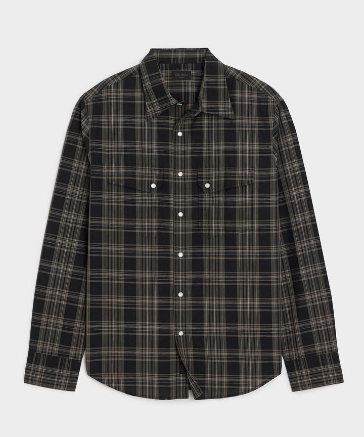 Cotton-Linen Rancher Shirt
