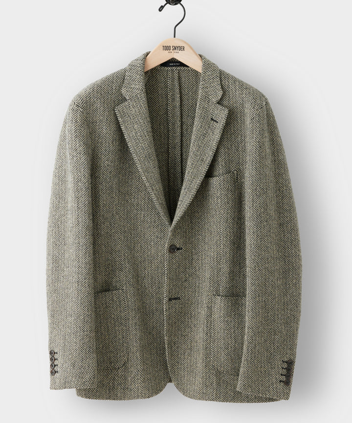 Italian Wool Herringbone Sport Coat