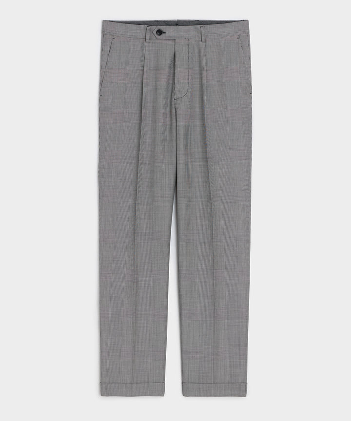 Italian Wool Glen Plaid Madison Trouser