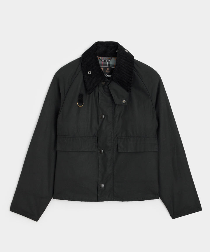 Barbour Spey Wax Jacket in Black