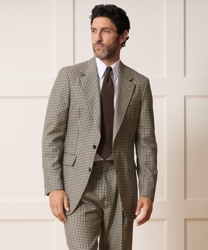 Italian Wool Gingham Wythe Suit