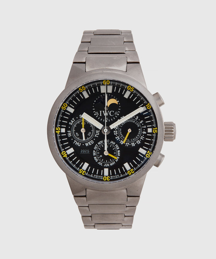 2004 IWC Perpetual Calendar Titanium Chronograph Watch