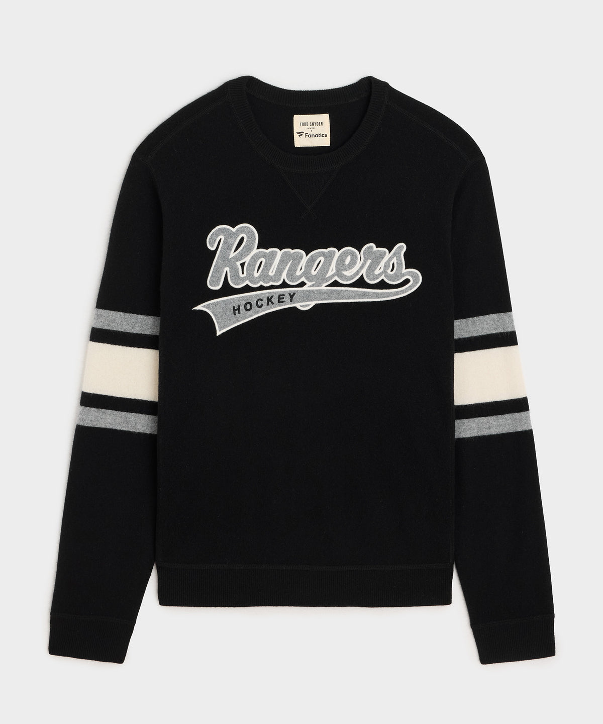 Todd Snyder by Fanatics for NHL New York Rangers Cashmere Crewneck