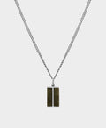 Miansai Sterling Silver Duo Jasper Necklace