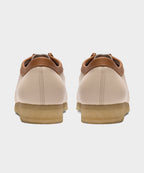 Clarks Wallabee White Combi Leather Shoe