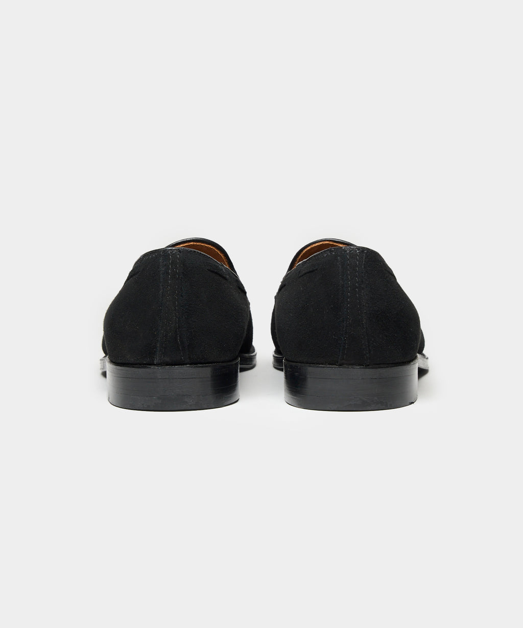 Todd Snyder x Alden Suede Blackout Tassel Loafer
