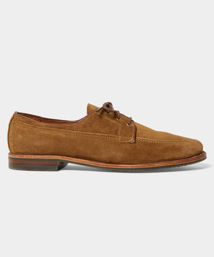 Alden Mocc Toe Suede Blucher