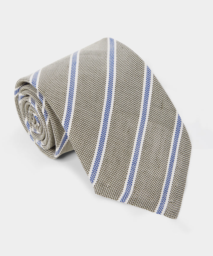 Italian Cotton Regimental Striped Tie