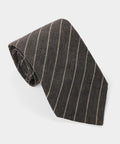 Italian Linen-Cotton Stripe Tie