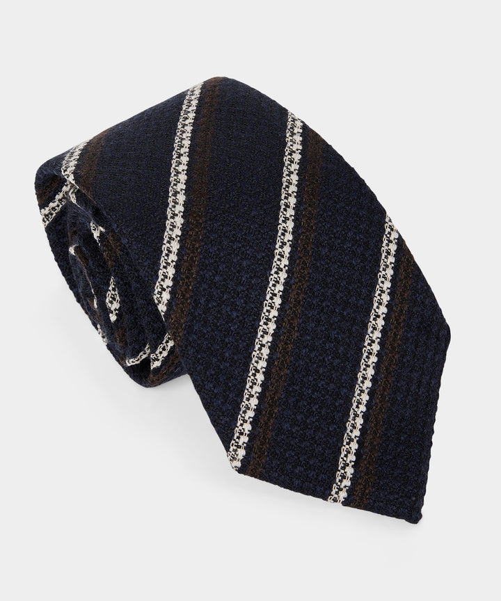 Italian Wool Regimental Stripe Tie