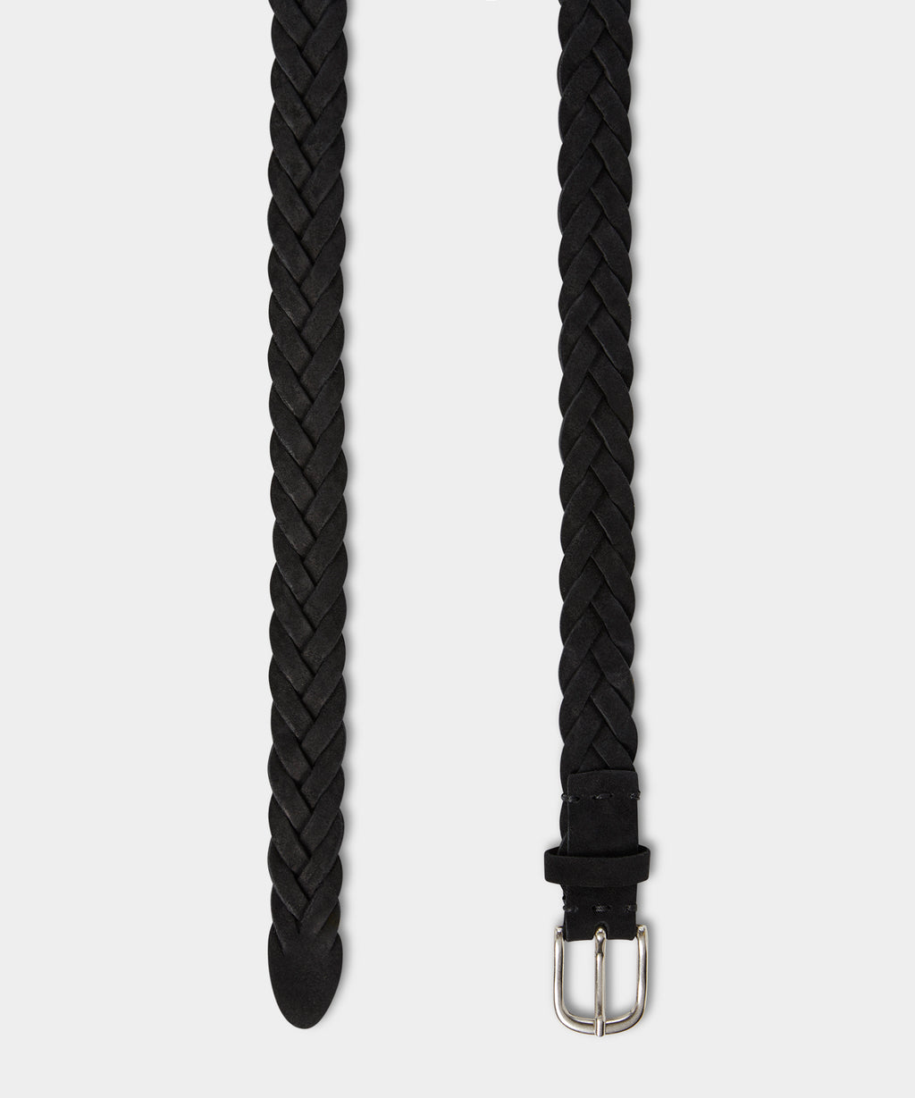 Italian Suede Braided Belt