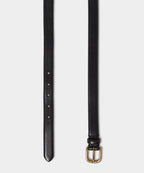 Italian Beveled Edge Leather Belt