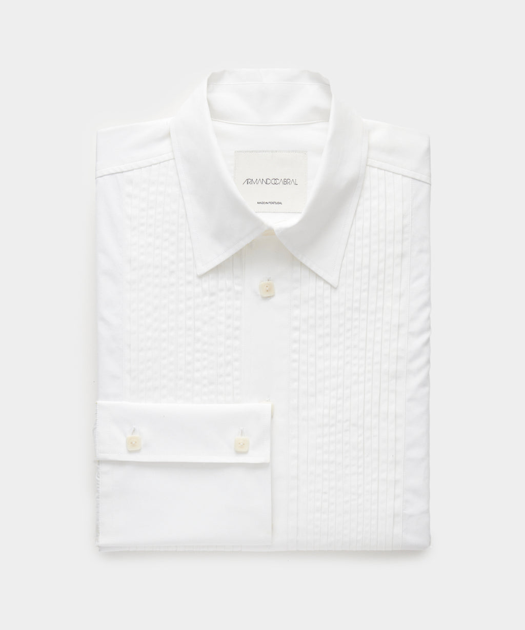 Armando Cabral Pleat Bib Tuxedo Shirt