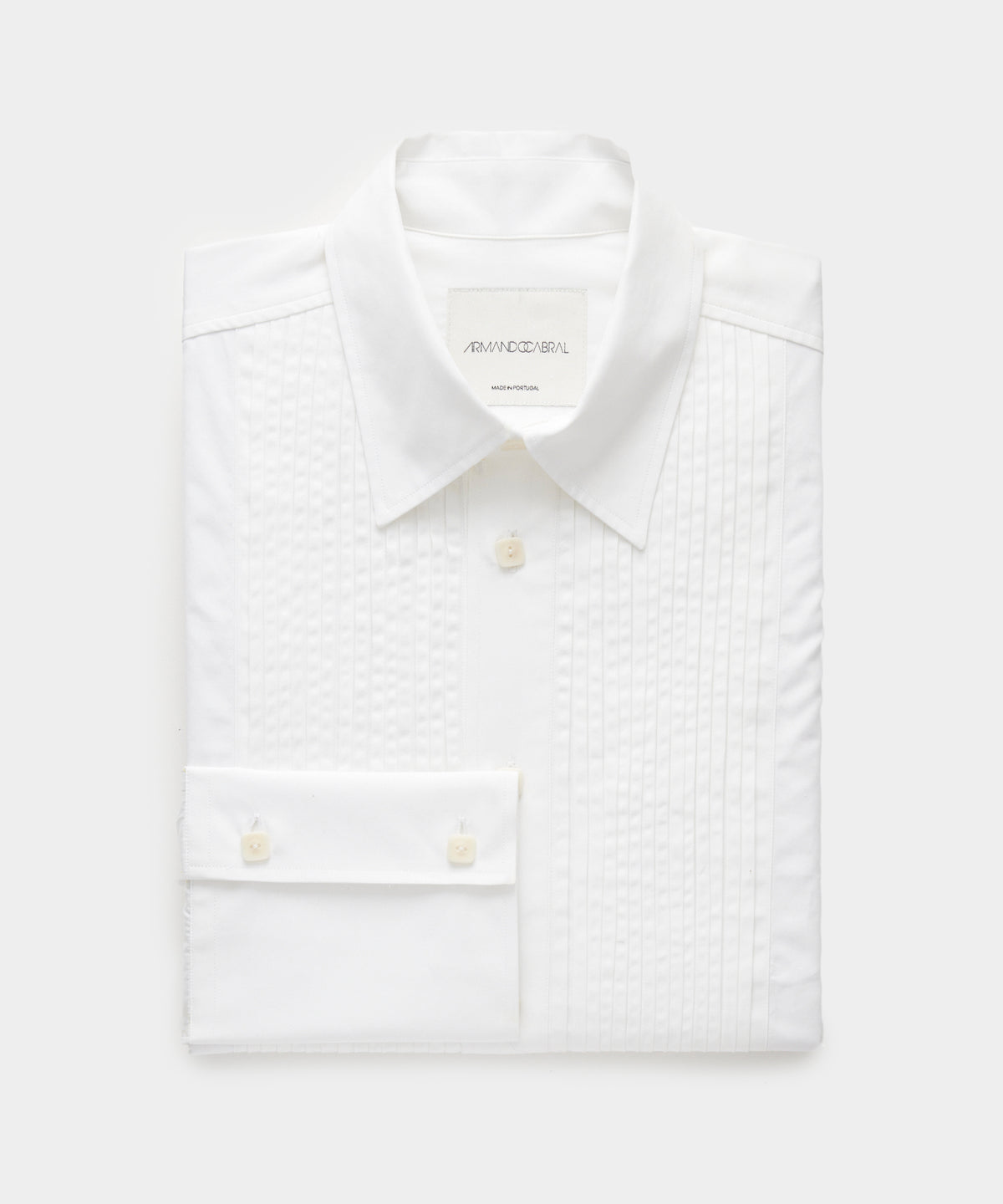 Armando Cabral Pleat Bib Tuxedo Shirt