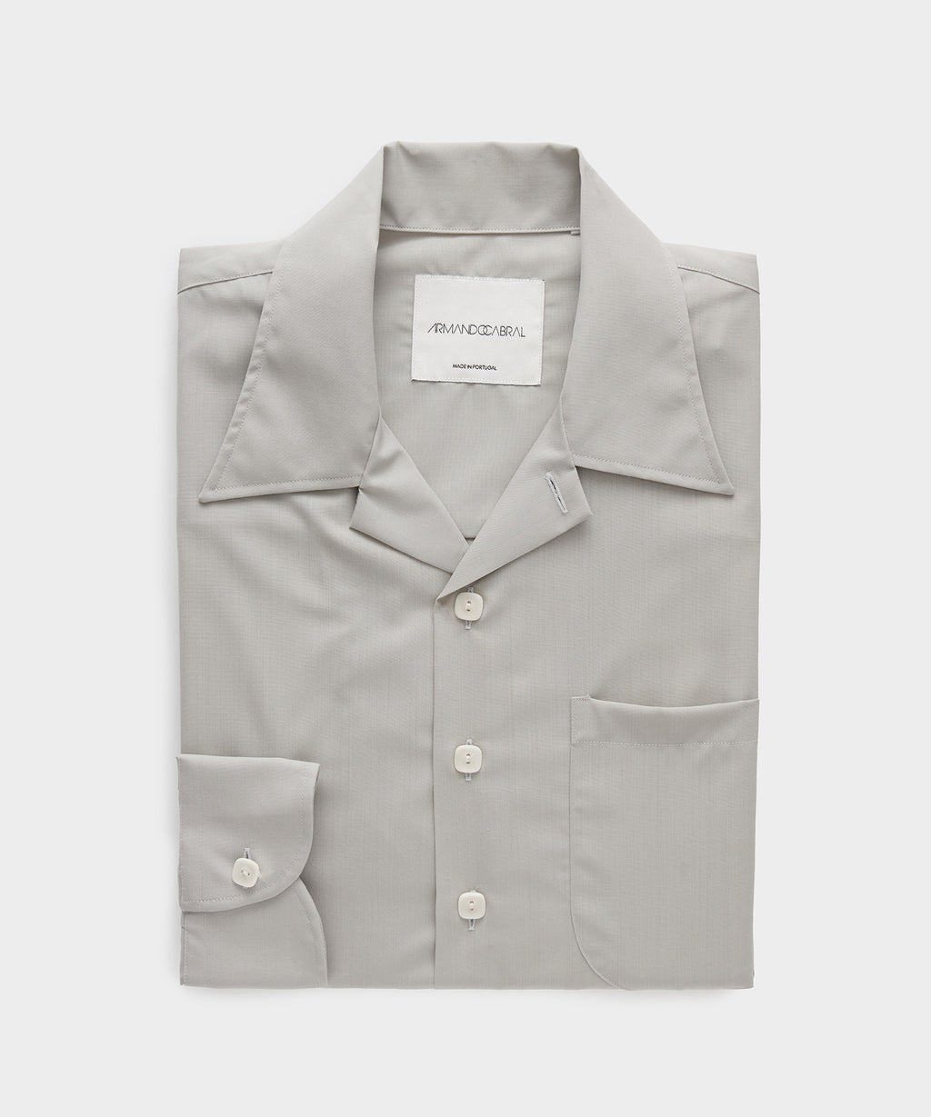 Armando Cabral Long Sleeve Camp Collar Dress Shirt