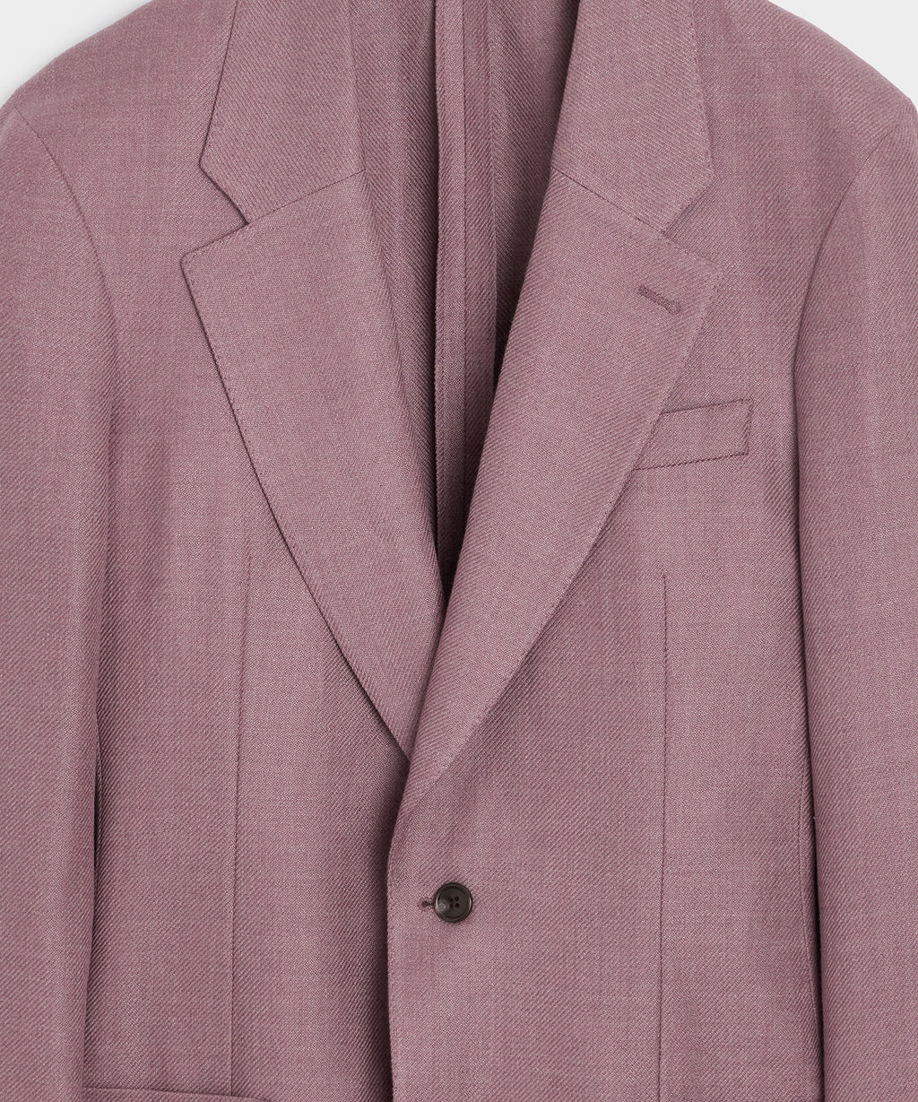 Italian Linen-Wool Single-Breasted Wythe Jacket