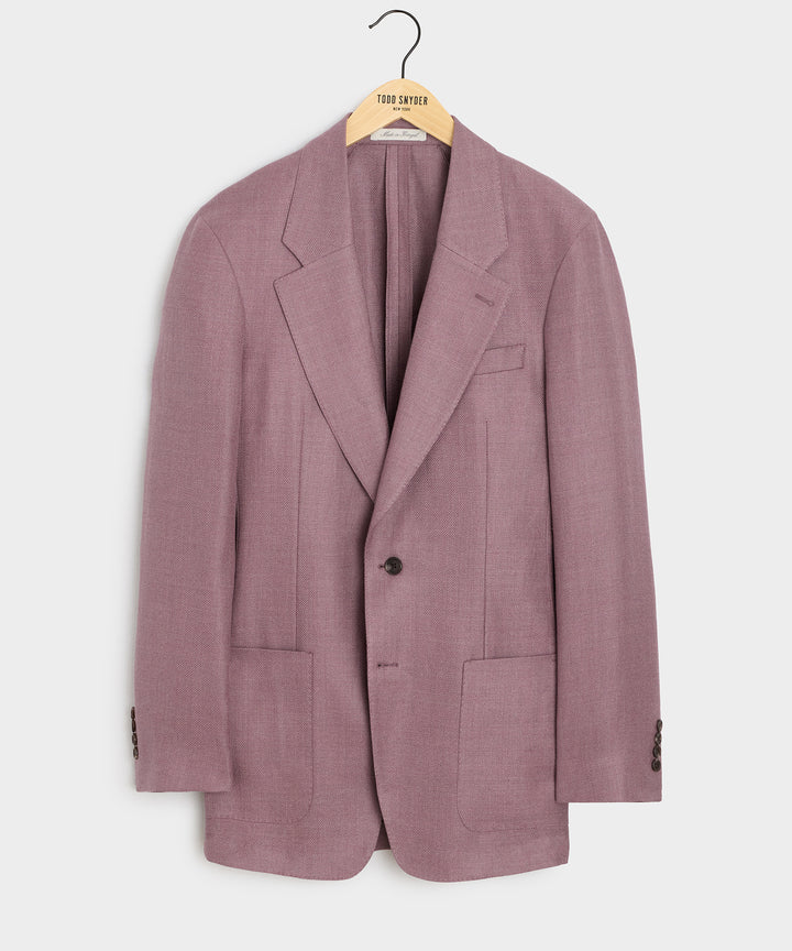 Italian Linen-Wool Single-Breasted Wythe Jacket