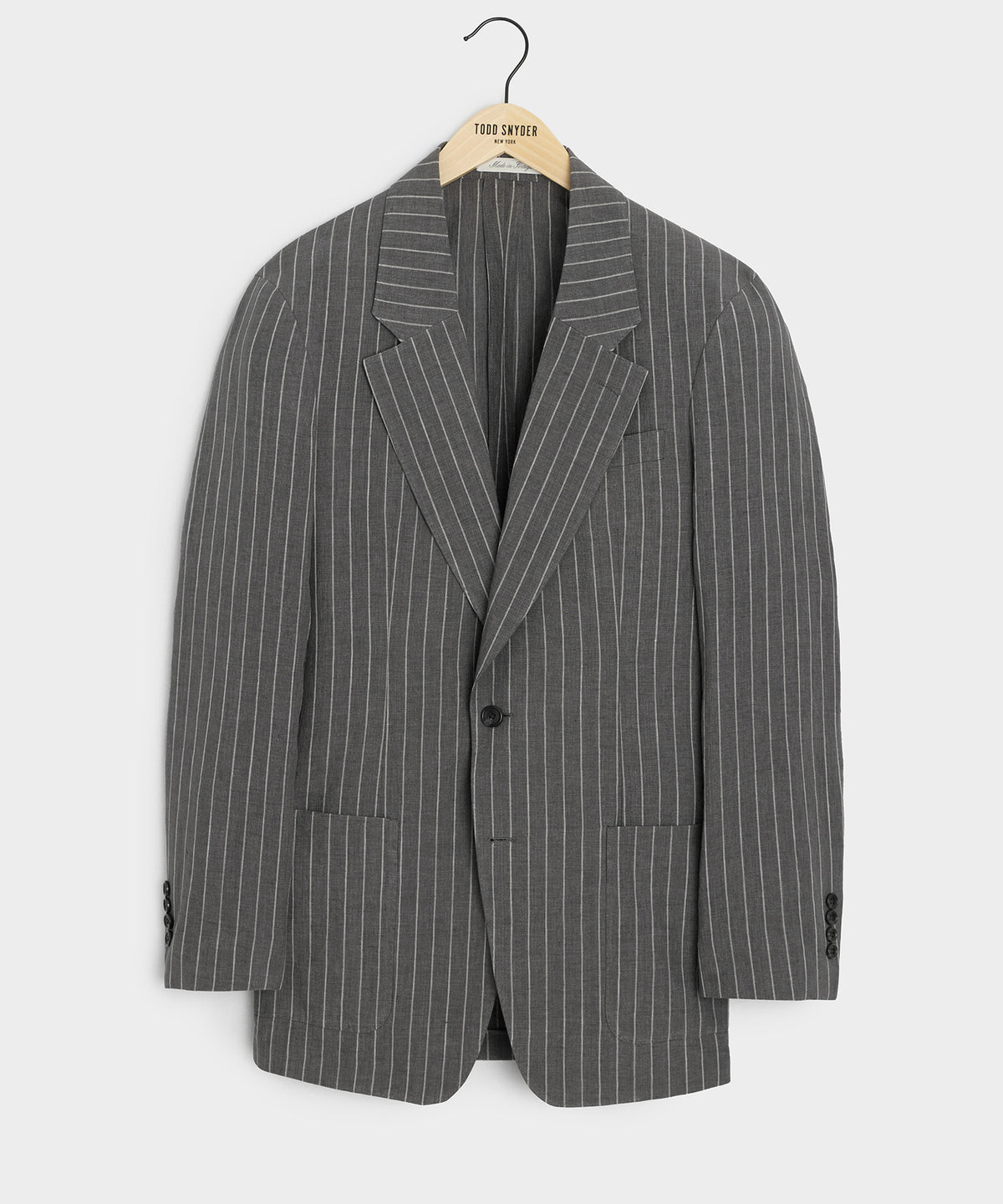 Italian Linen-Cotton Single-Breasted Wythe Jacket