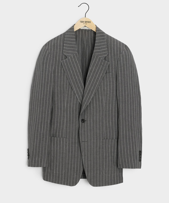 Italian Linen-Cotton Single-Breasted Wythe Jacket