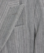Italian Multi-Stripe Linen Wythe Jacket