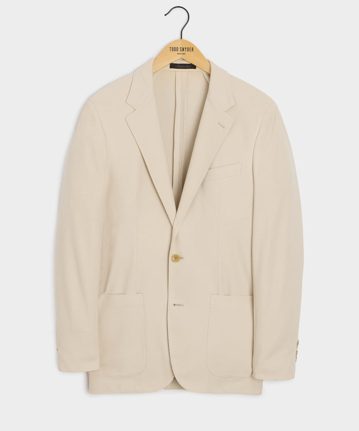 View of the Todd Snyder Italian Knit Sport Coat in Birch.