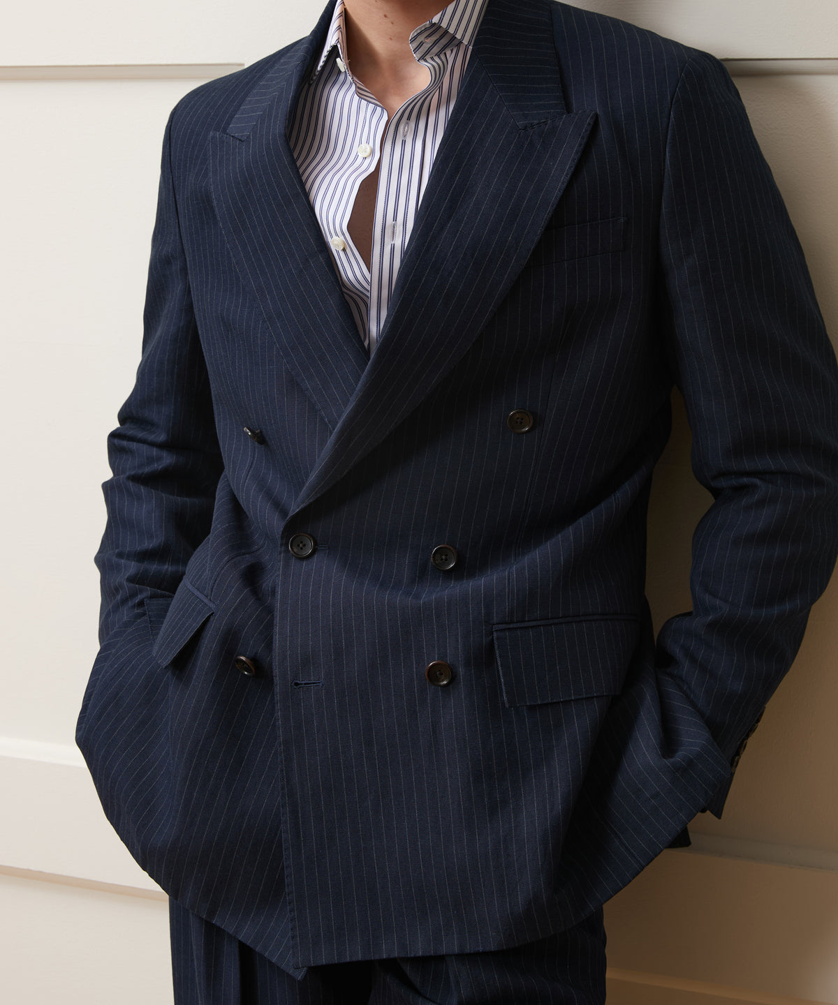 Italian Linen-Cotton Wythe Jacket