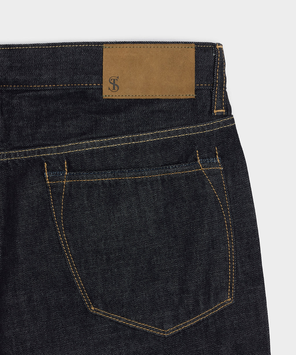 Relaxed Summerweight Jean in Rinsed Indigo
