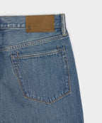 Straight Fit Summerweight Jean in Medium Indigo
