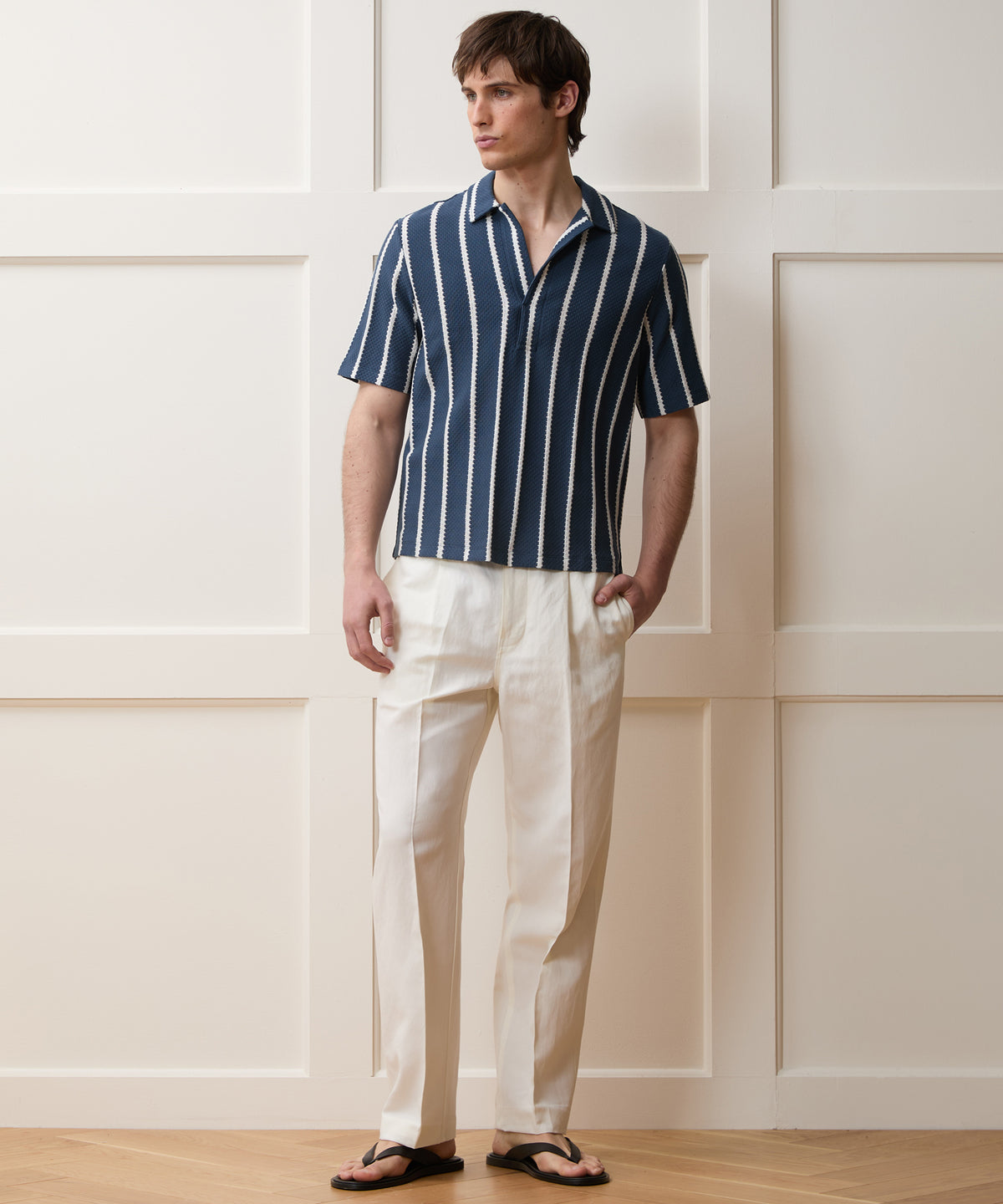 Relaxed Textured Montauk Polo
