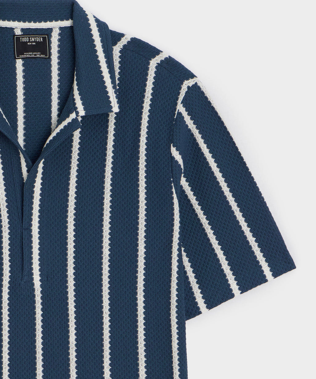 Relaxed Textured Montauk Polo