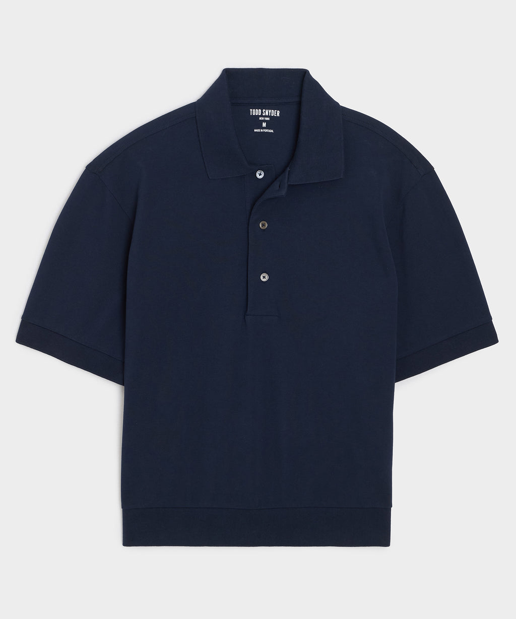 Relaxed Cotton Pique Polo
