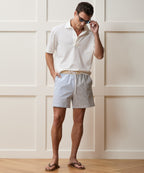 Relaxed Cotton Pique Polo