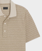 Grid Pique Polo