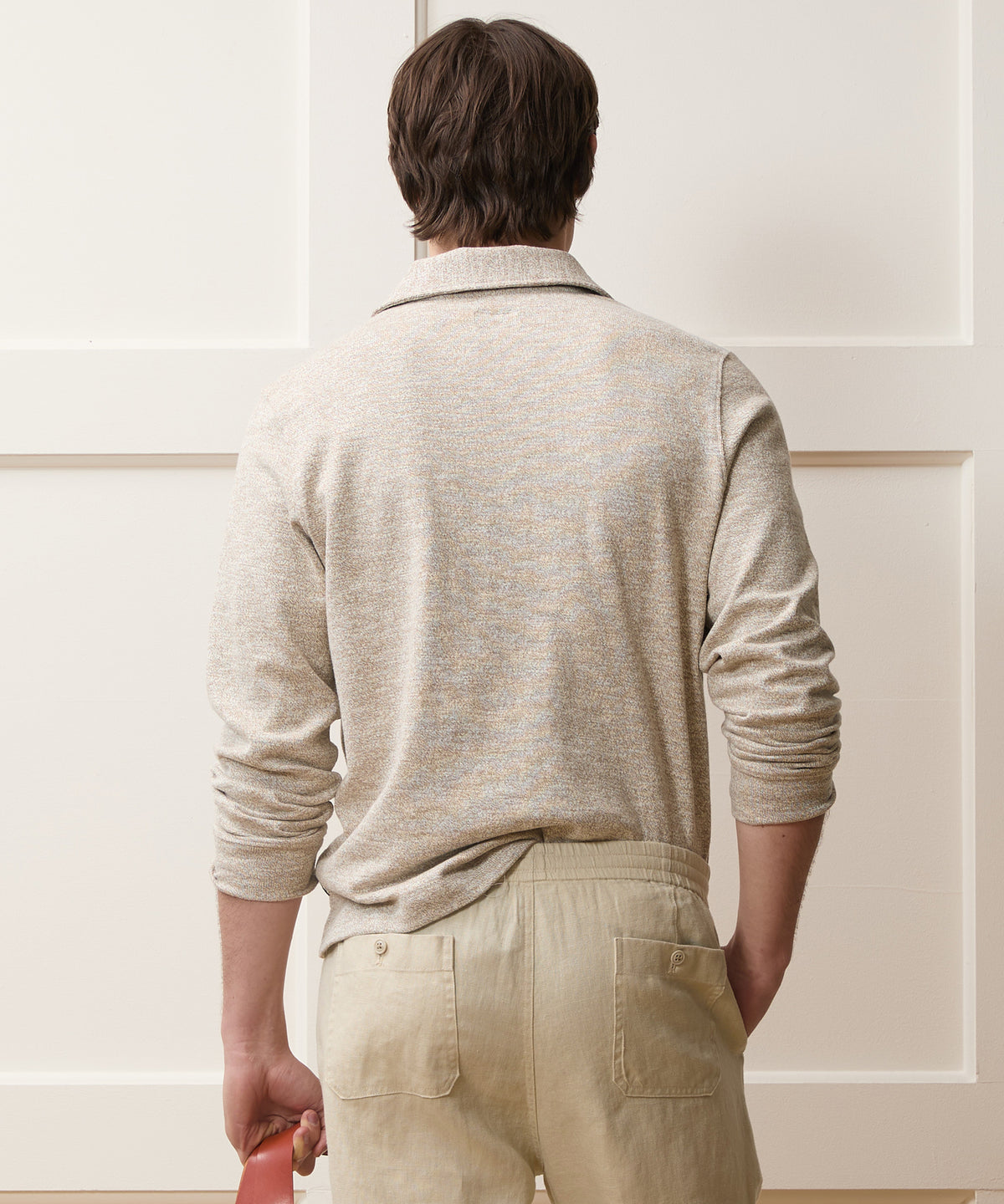 Heathered Quarter-Zip Polo