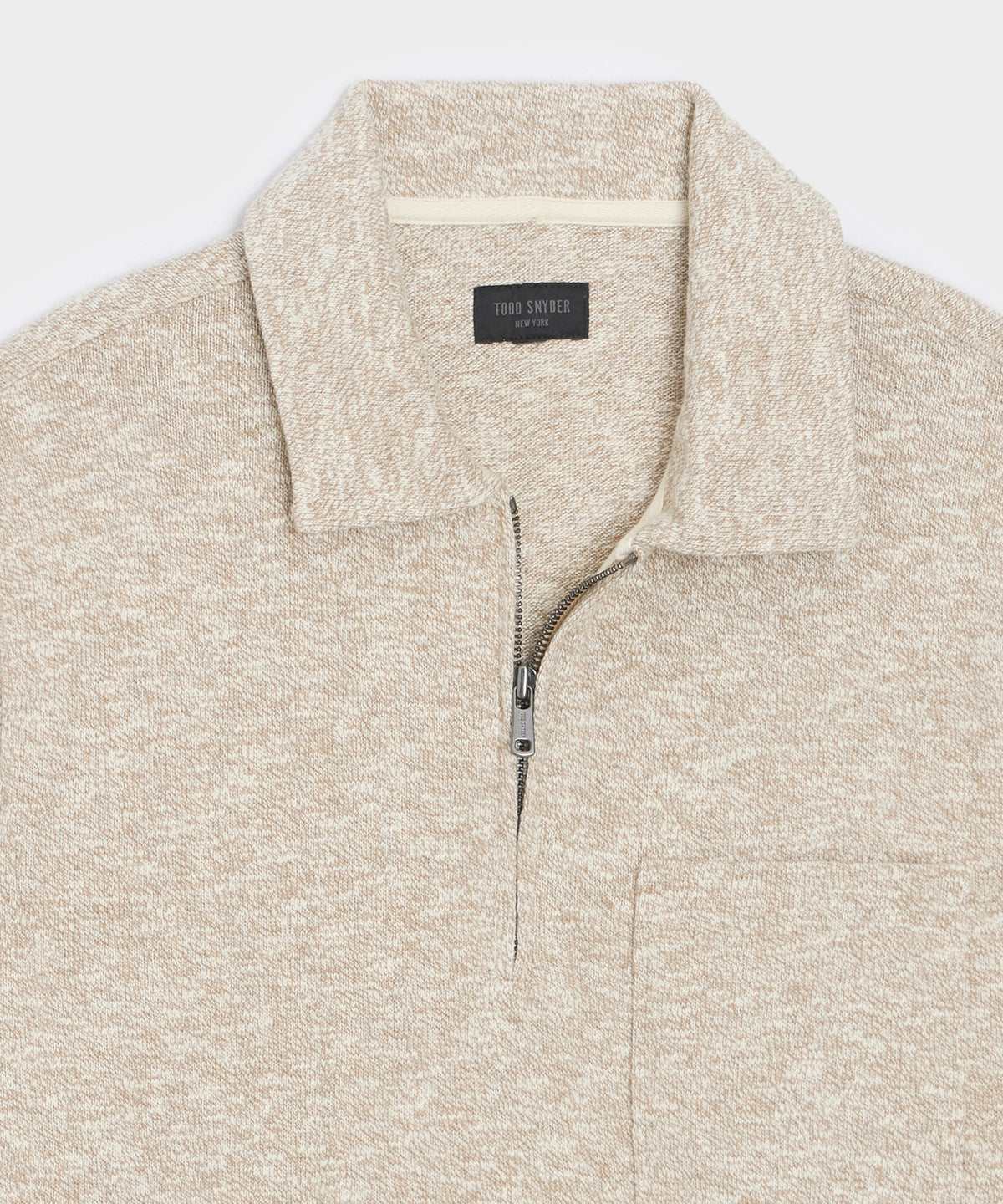 Heathered Quarter-Zip Polo