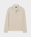 Heathered Quarter-Zip Polo
