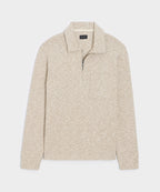 Heathered Quarter-Zip Polo