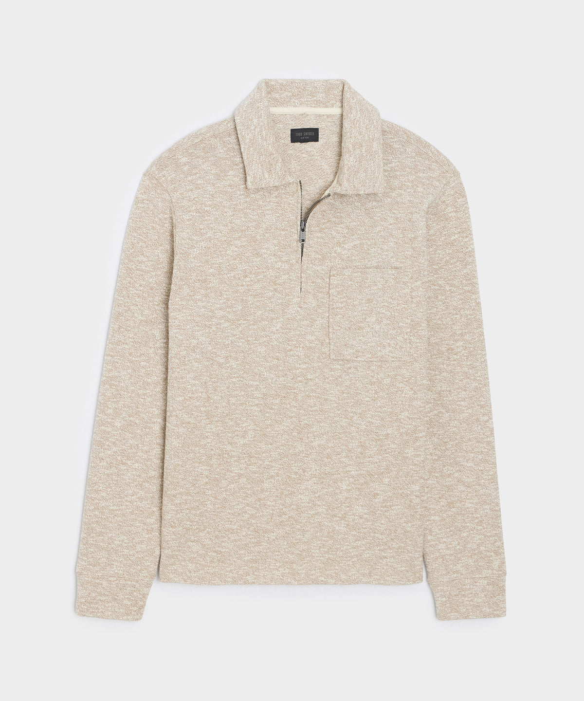 Heathered Quarter-Zip Polo