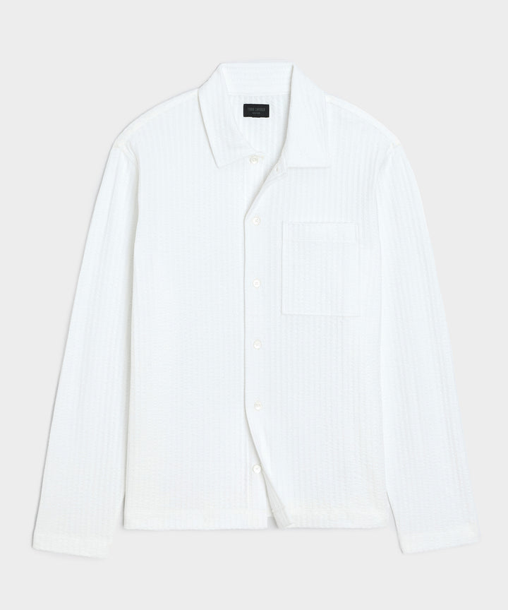 Knit Seersucker Shirt