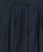 Italian Linen-Cotton Pinstripe Wythe Trouser