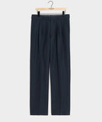 Italian Linen-Cotton Pinstripe Wythe Trouser