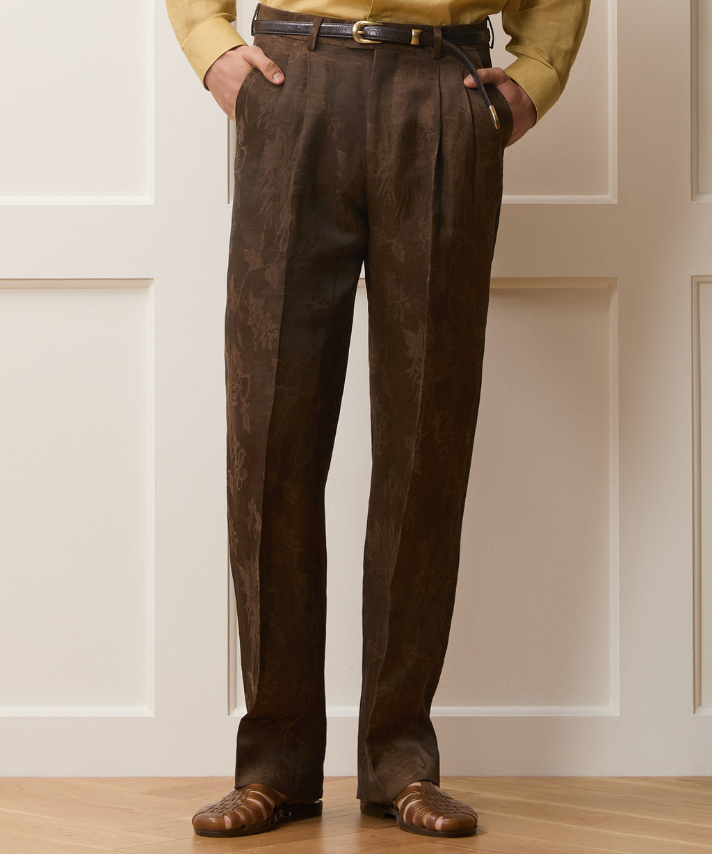 Italian Linen-Cupro Wythe Trouser
