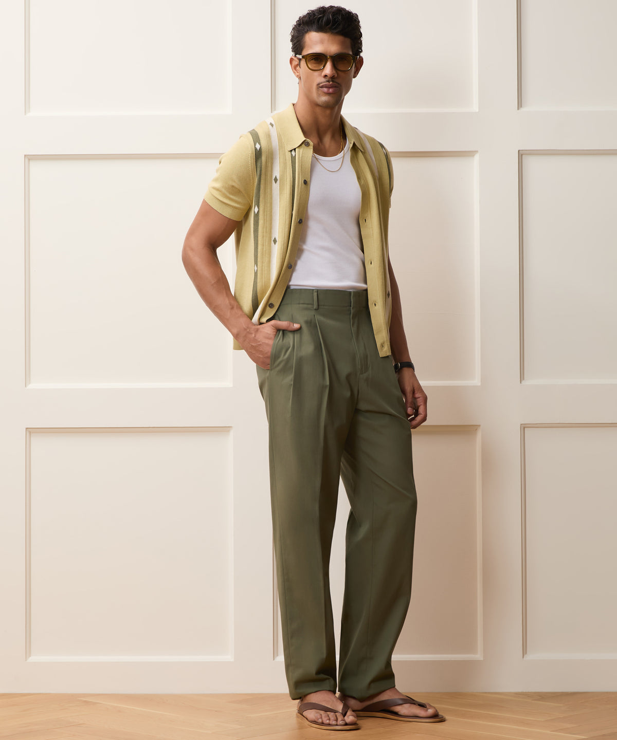 Italian Cotton Hollywood Trouser