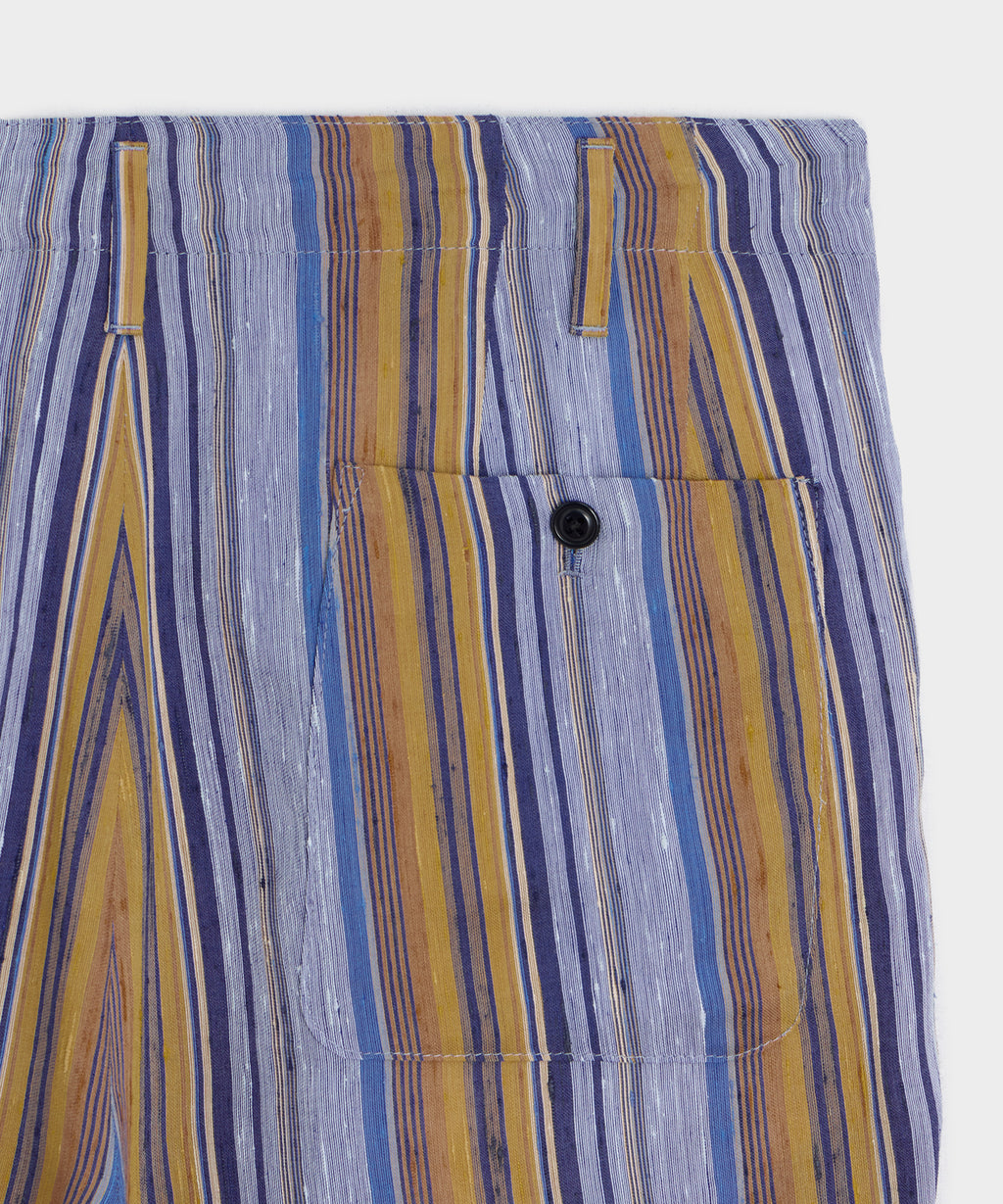 Italian Multi-Stripe Leisure Short