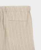 Italian Linen Pinstripe Leisure Short