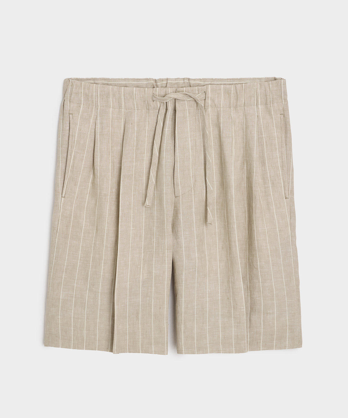 Italian Linen Pinstripe Leisure Short