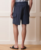 Italian Wool-Linen Cargo Short