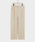 Italian Cotton-Linen Self-Belt Trouser